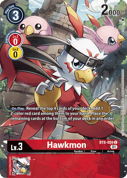 Hawkmon [BT8-009] (Alternate Art) [New Awakening] | Enigma On Main