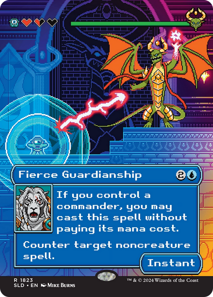 Fierce Guardianship (Rainbow Foil) [Secret Lair Drop Series] | Enigma On Main