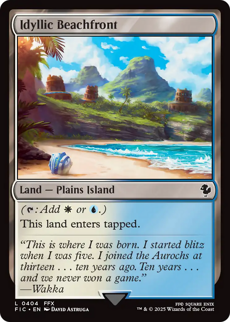 Idyllic Beachfront [FINAL FANTASY Commander] | Enigma On Main