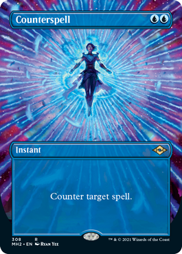 Counterspell (Borderless Alternate Art) [Modern Horizons 2] | Enigma On Main