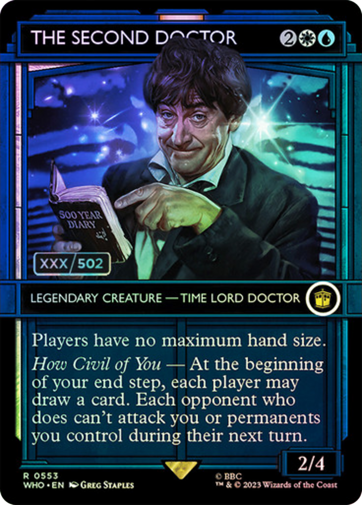 The Second Doctor (Serial Numbered) [Doctor Who] | Enigma On Main