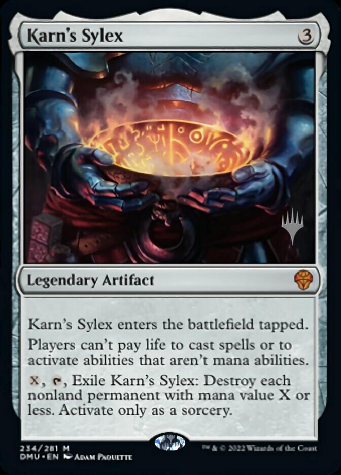 Karn's Sylex (Promo Pack) [Dominaria United Promos] | Enigma On Main