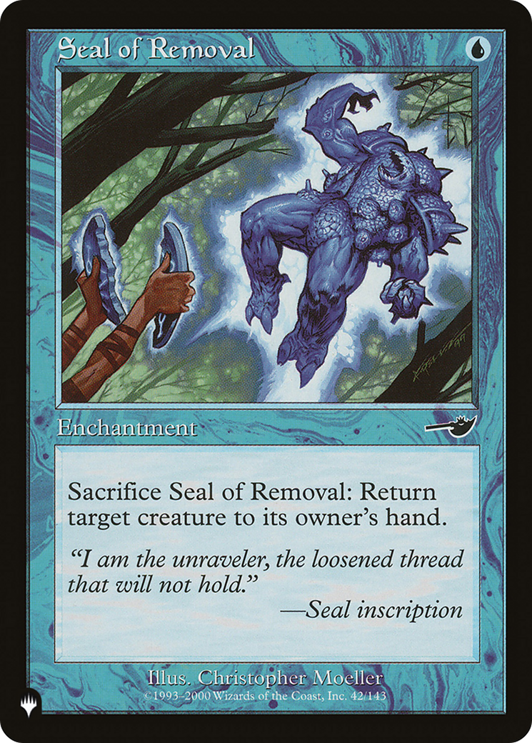 Seal of Removal [The List] | Enigma On Main