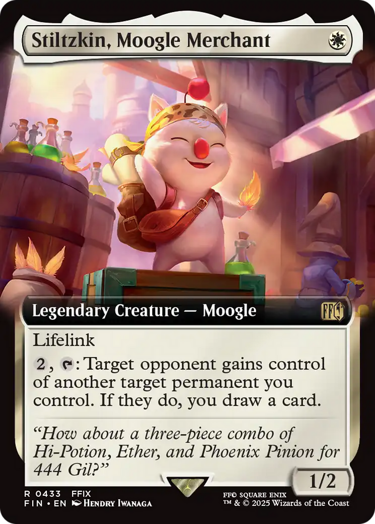 Stiltzkin, Moogle Merchant (Extended Art) [FINAL FANTASY] | Enigma On Main