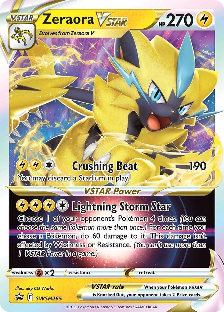 Zeraora VSTAR (SWSH265) [Sword & Shield: Black Star Promos] | Enigma On Main