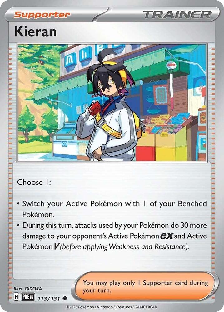 Kieran (113/131) [Scarlet & Violet: Prismatic Evolutions] | Enigma On Main