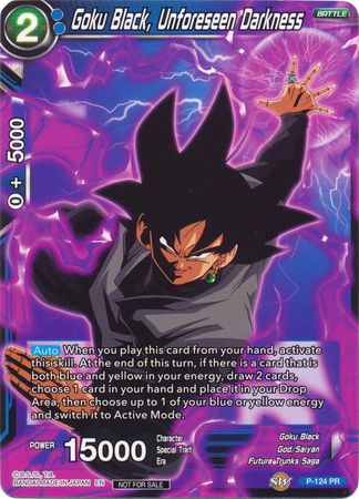 Goku Black, Unforeseen Darkness (Regional Championship 2020) (P-124) [Tournament Promotion Cards] | Enigma On Main