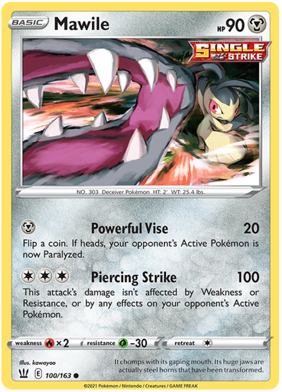 Mawile (100/163) [Sword & Shield: Battle Styles] | Enigma On Main