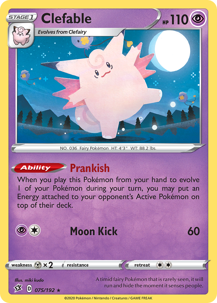 Clefable (075/192) [Sword & Shield: Rebel Clash] | Enigma On Main