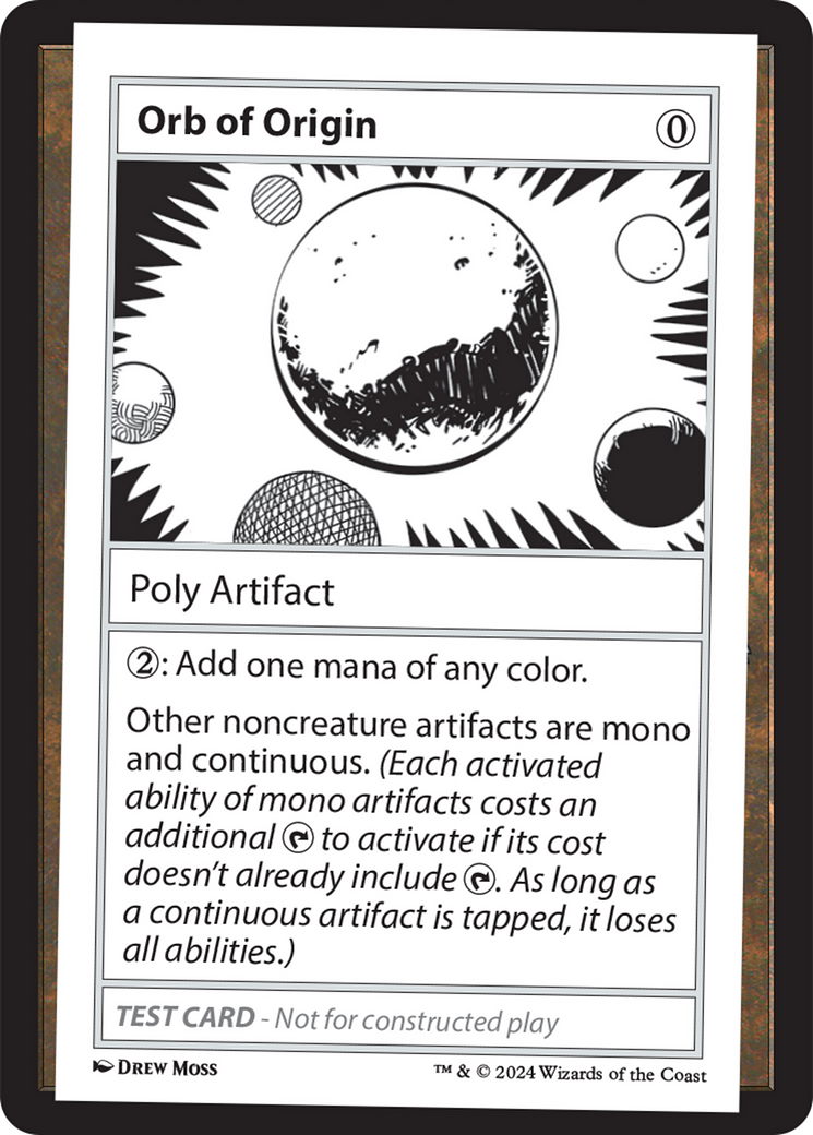 Orb of Origin [Mystery Booster 2 Playtest Cards] | Enigma On Main