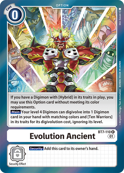 Evolution Ancient [BT7-110] [Next Adventure] | Enigma On Main