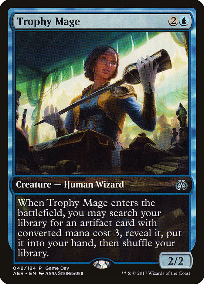 Trophy Mage (Game Day) [Aether Revolt Promos] | Enigma On Main