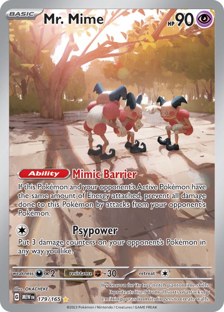 Mr. Mime (179/165) [Scarlet & Violet: 151] | Enigma On Main