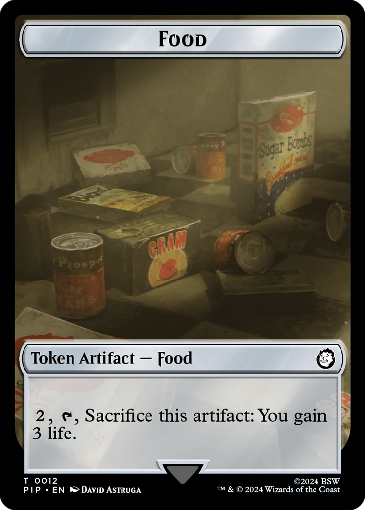 Food (0012) // Copy Double-Sided Token [Fallout Tokens] | Enigma On Main