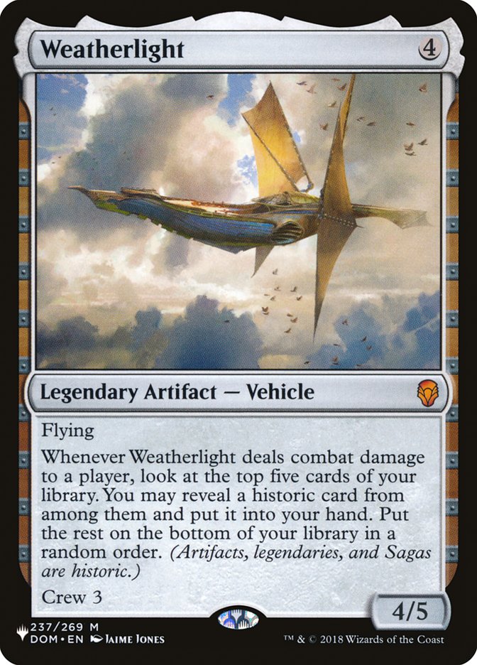 Weatherlight [The List] | Enigma On Main