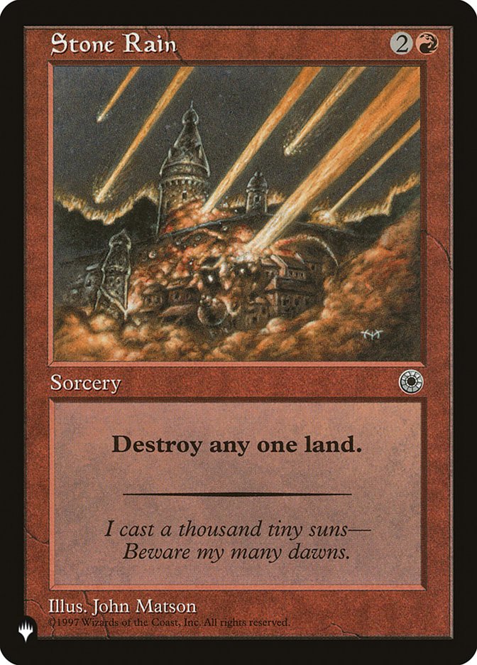 Stone Rain [The List] | Enigma On Main