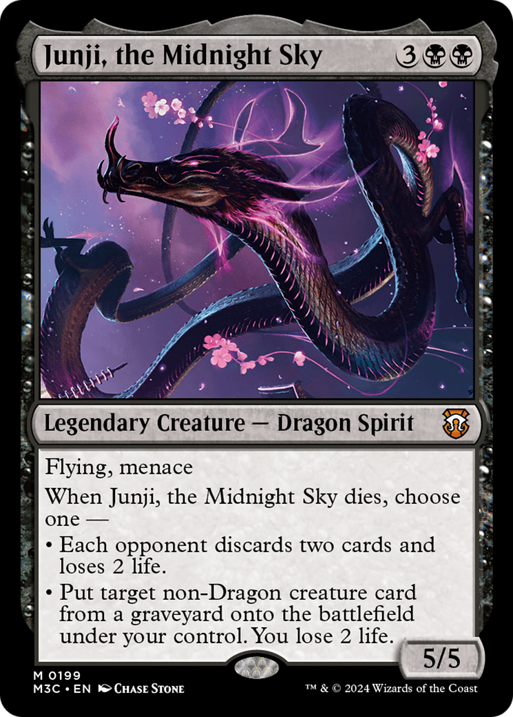 Junji, the Midnight Sky (Ripple Foil) [Modern Horizons 3 Commander] | Enigma On Main