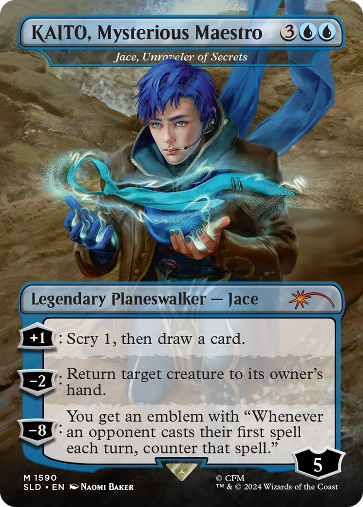 KAITO, Mysterious Maestro - Jace, Unraveler of Secrets [Secret Lair Drop Series] | Enigma On Main