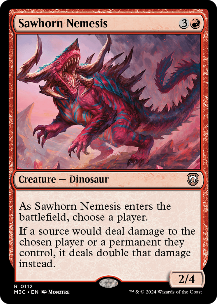 Sawhorn Nemesis [Modern Horizons 3 Commander] | Enigma On Main