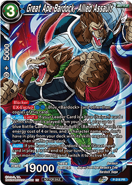 Great Ape Bardock, Allied Assault (P-318) [Tournament Promotion Cards] | Enigma On Main