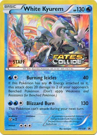 White Kyurem (XY128) (Staff) [XY: Black Star Promos] | Enigma On Main