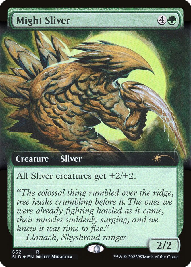 Might Sliver (Extended Art) [Secret Lair Drop Promos] | Enigma On Main