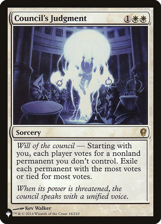 Council's Judgment [The List] | Enigma On Main