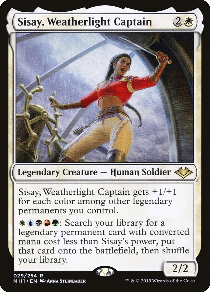 Sisay, Weatherlight Captain [Modern Horizons] | Enigma On Main