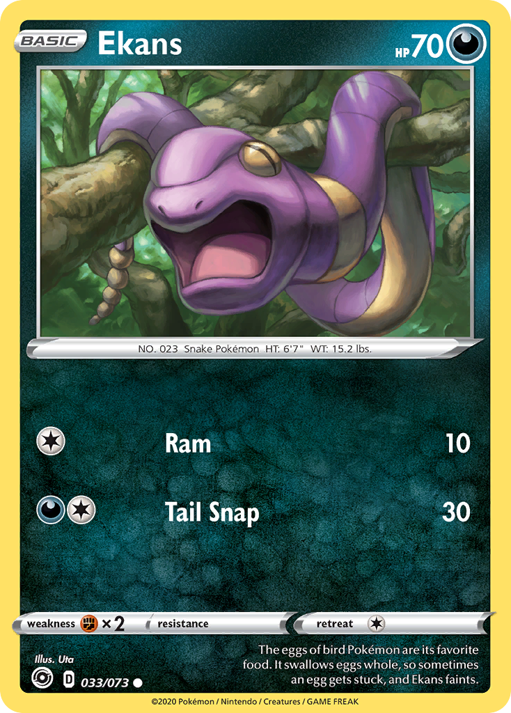 Ekans (033/073) [Sword & Shield: Champion's Path] | Enigma On Main