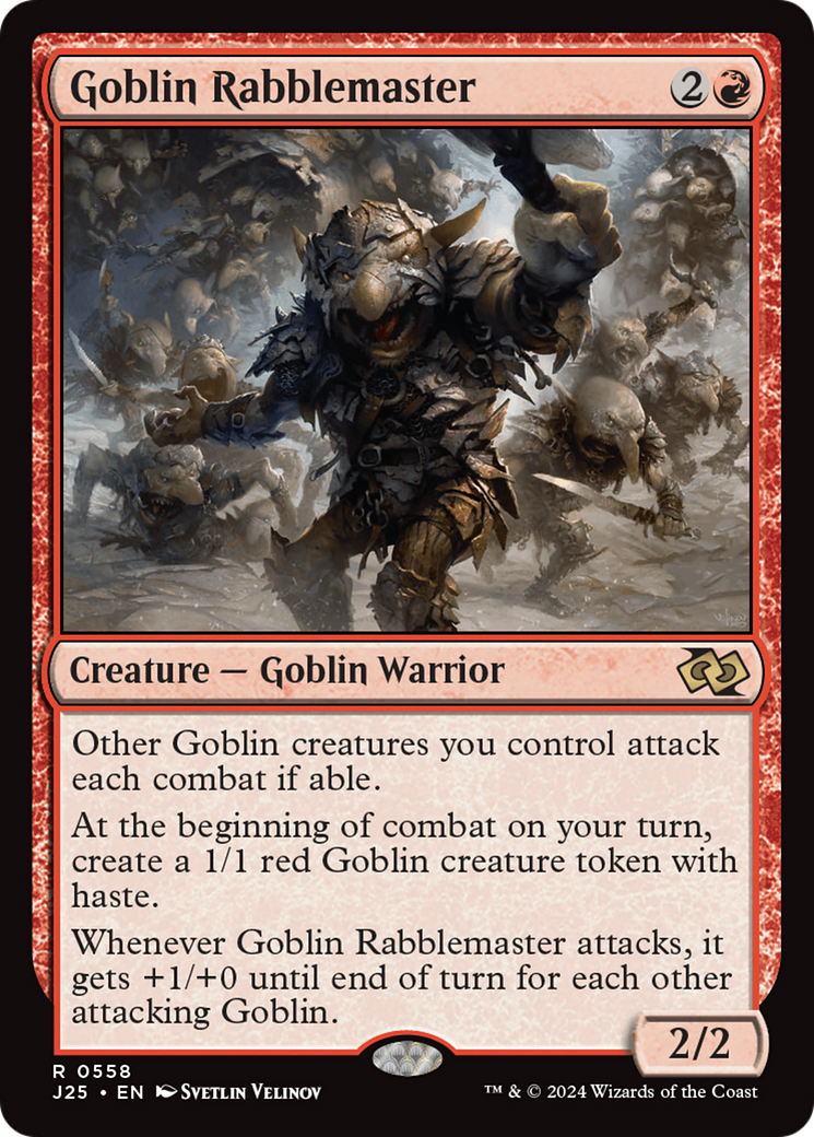 Goblin Rabblemaster [Foundations Jumpstart] | Enigma On Main