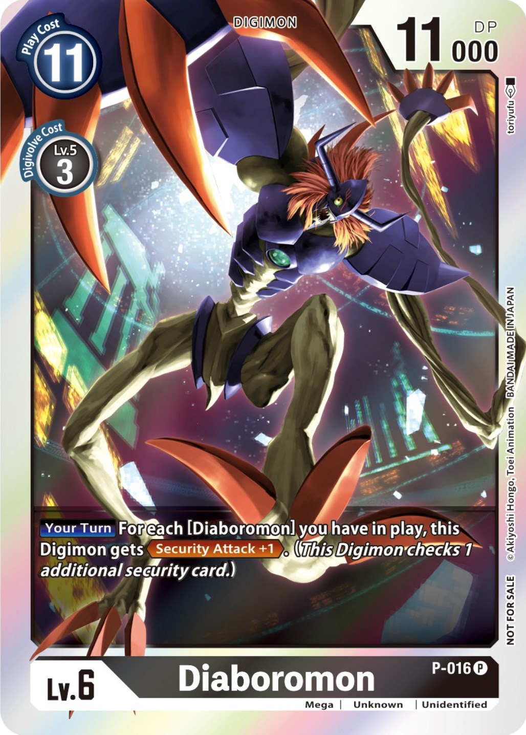 Diaboromon [P-016] (Event Pack 3) [Promotional Cards] | Enigma On Main