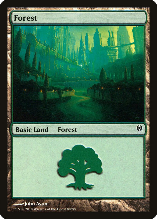 Forest (84) [Duel Decks: Jace vs. Vraska] | Enigma On Main