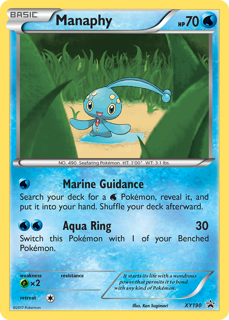 Manaphy (XY190) [XY: Black Star Promos] | Enigma On Main