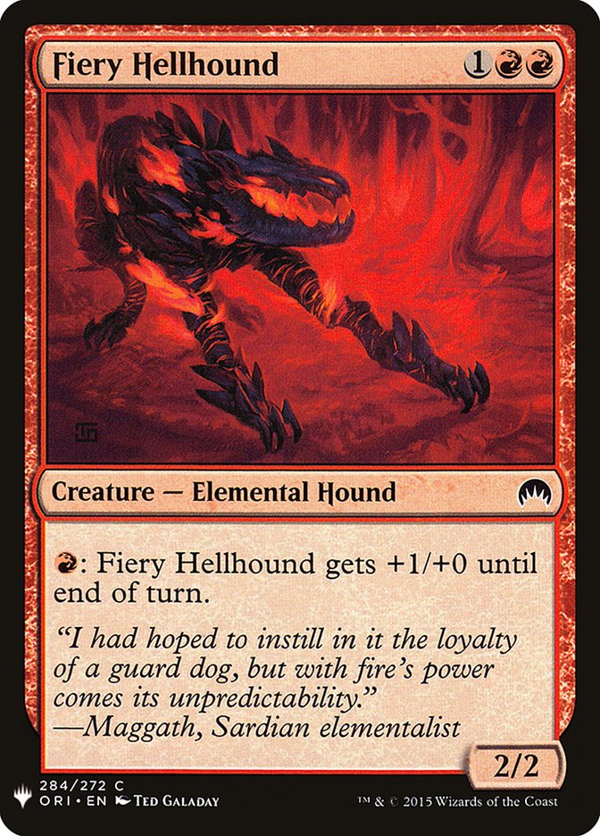 Fiery Hellhound [Mystery Booster] | Enigma On Main