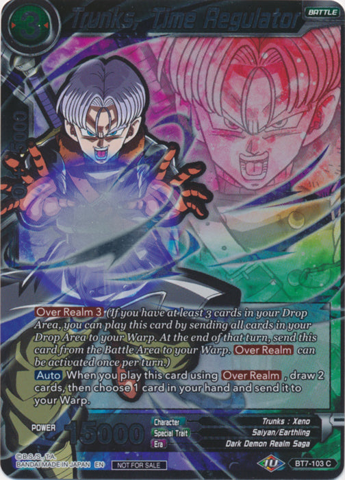 Trunks, Time Regulator (Event Pack 05) (BT7-103) [Promotion Cards] | Enigma On Main