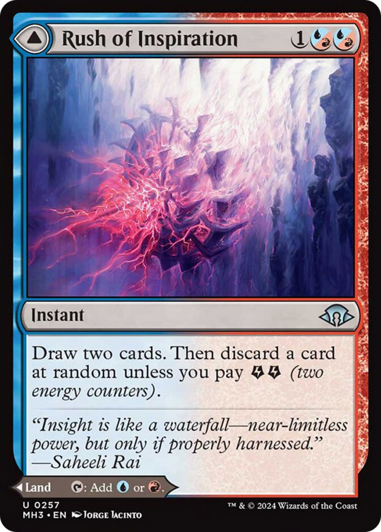 Rush of Inspiration // Crackling Falls [Modern Horizons 3] | Enigma On Main