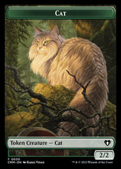 Eldrazi // Cat (0030) Double-Sided Token [Commander Masters Tokens] | Enigma On Main