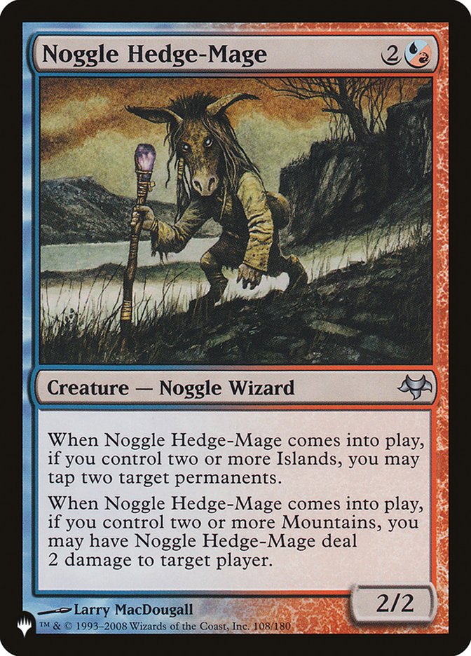 Noggle Hedge-Mage [The List] | Enigma On Main
