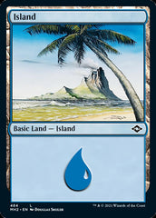 Island (484) (Foil Etched) [Modern Horizons 2] | Enigma On Main