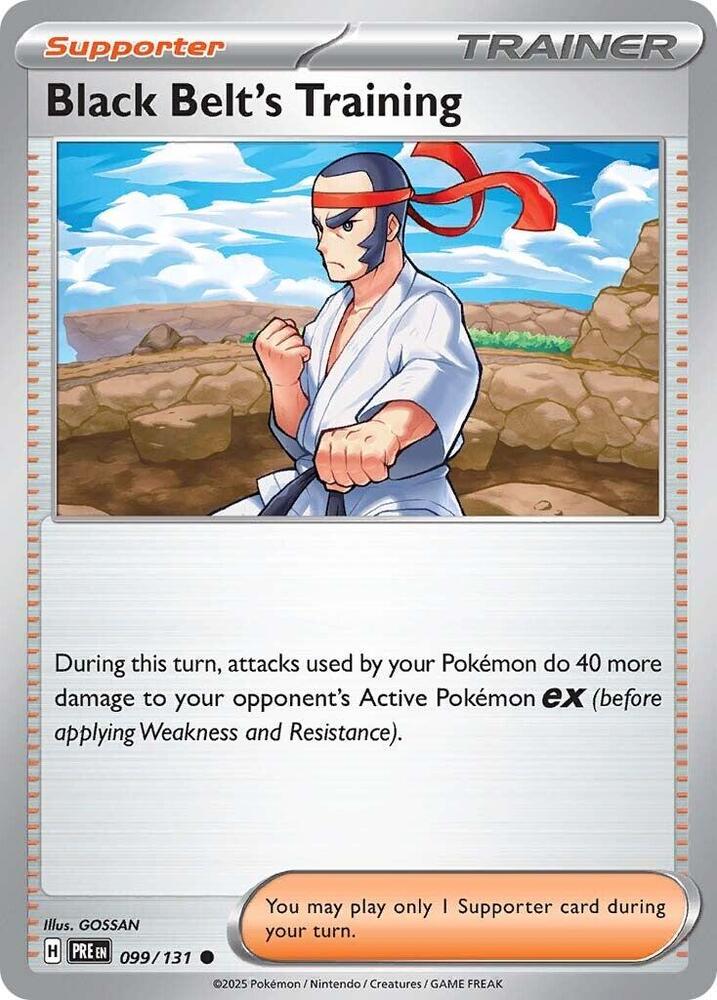 Black Belt's Training (099/131) [Scarlet & Violet: Prismatic Evolutions] | Enigma On Main