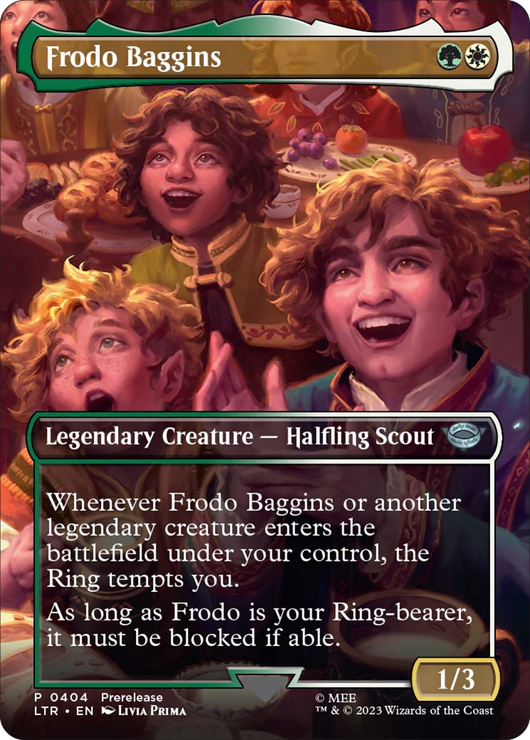 Frodo Baggins (Borderless Alternate Art) [The Lord of the Rings: Tales of Middle-Earth] | Enigma On Main