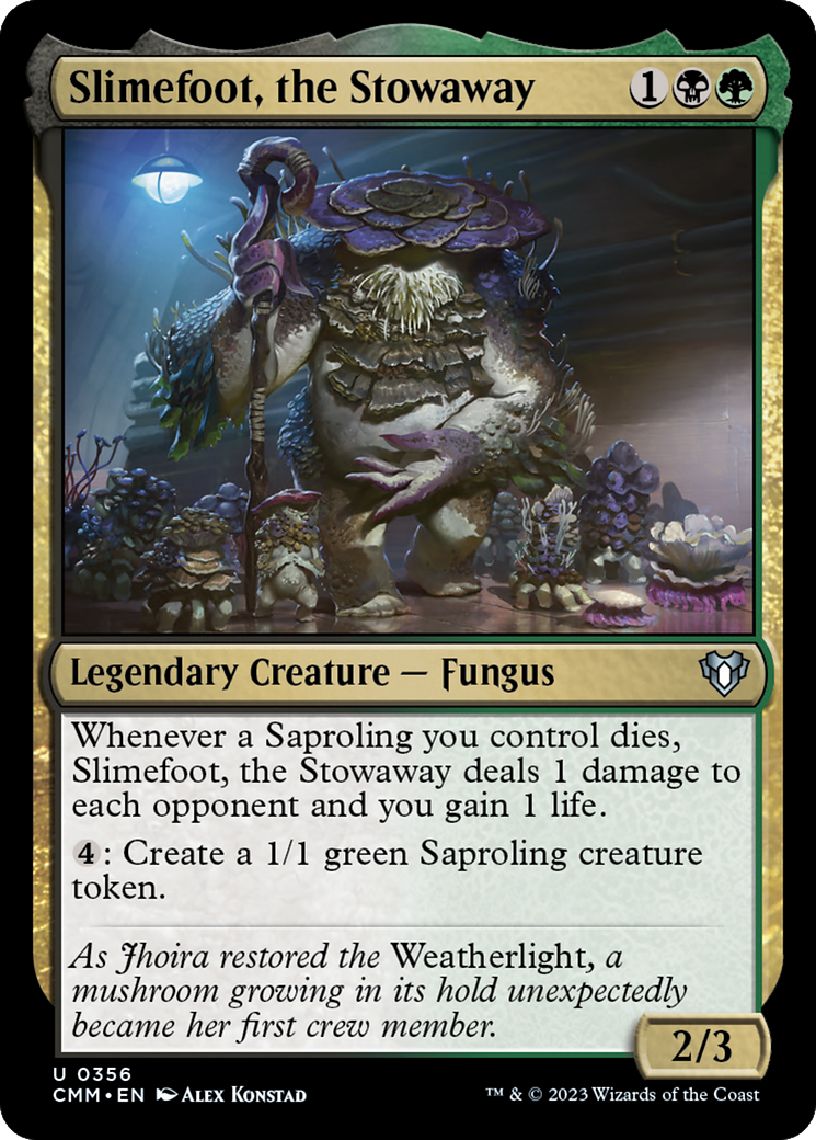 Slimefoot, the Stowaway [Commander Masters] | Enigma On Main