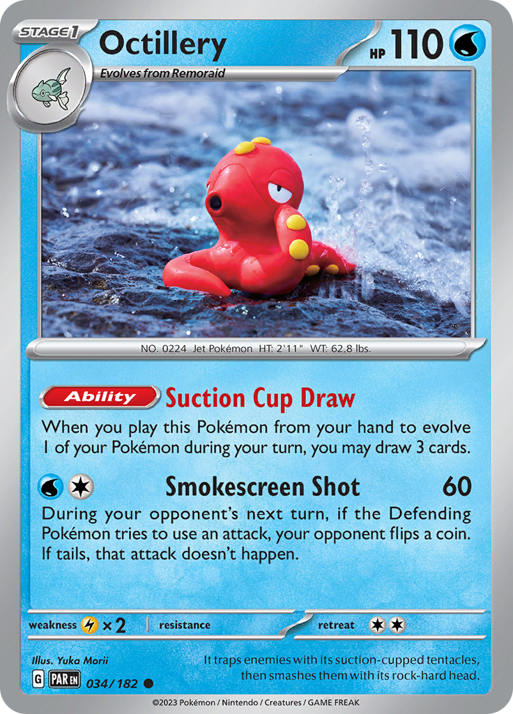 Octillery (034/182) [Scarlet & Violet: Paradox Rift] | Enigma On Main