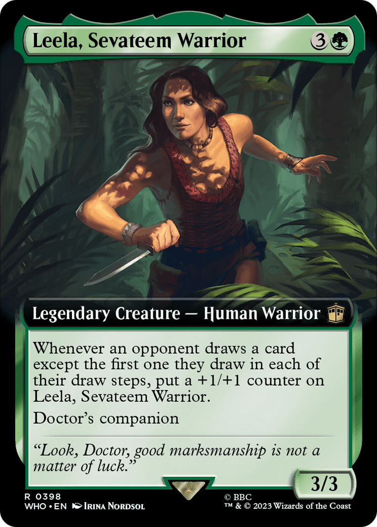 Leela, Sevateem Warrior (Extended Art) [Doctor Who] | Enigma On Main