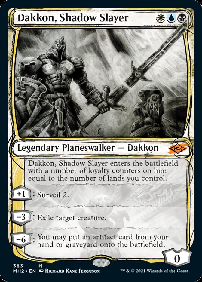 Dakkon, Shadow Slayer (Sketch) [Modern Horizons 2] | Enigma On Main