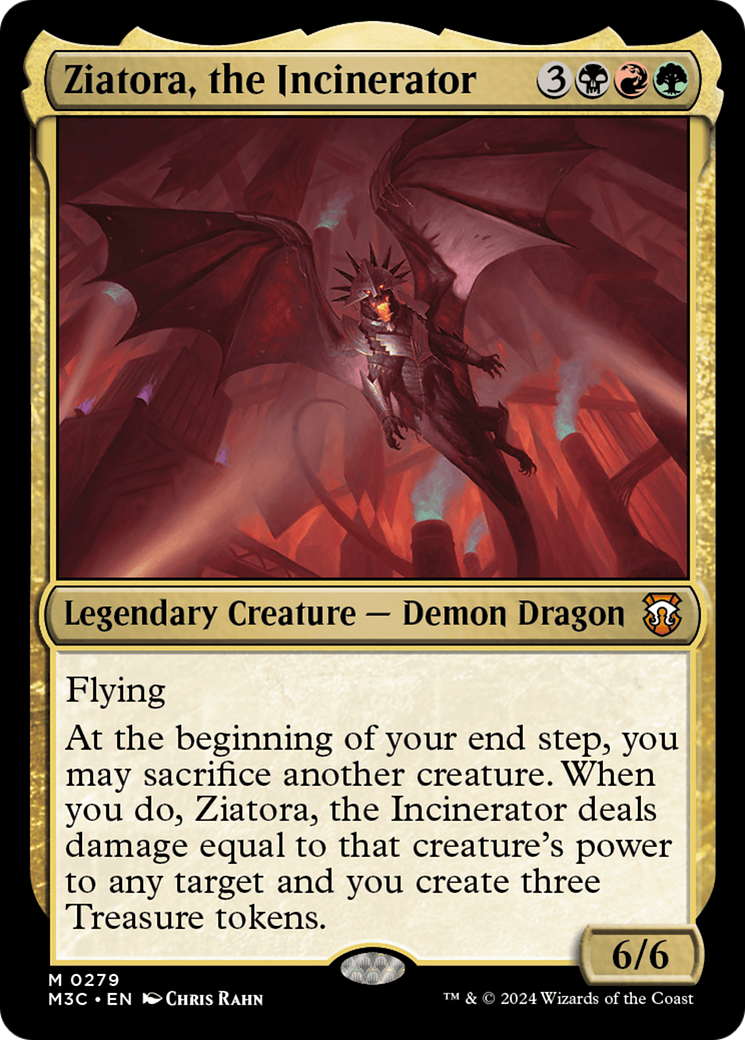 Ziatora, the Incinerator (Ripple Foil) [Modern Horizons 3 Commander] | Enigma On Main