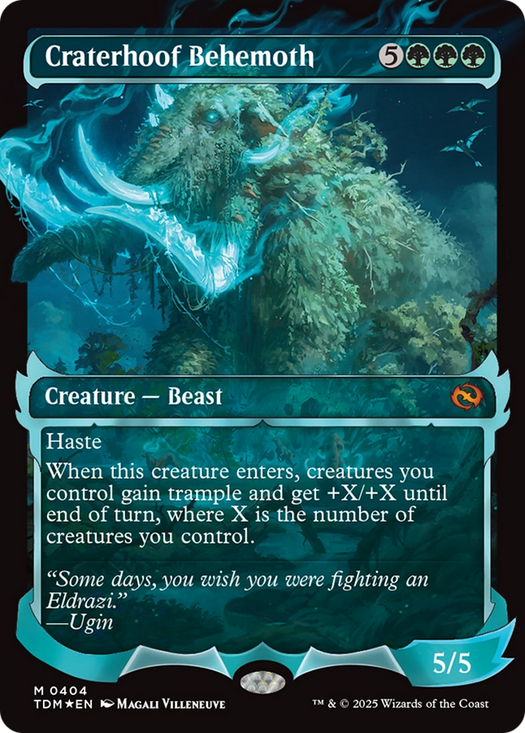 Craterhoof Behemoth (Showcase) [Tarkir: Dragonstorm] | Enigma On Main