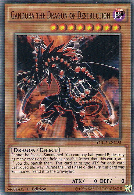 Gandora the Dragon of Destruction [YGLD-ENC03] Common | Enigma On Main
