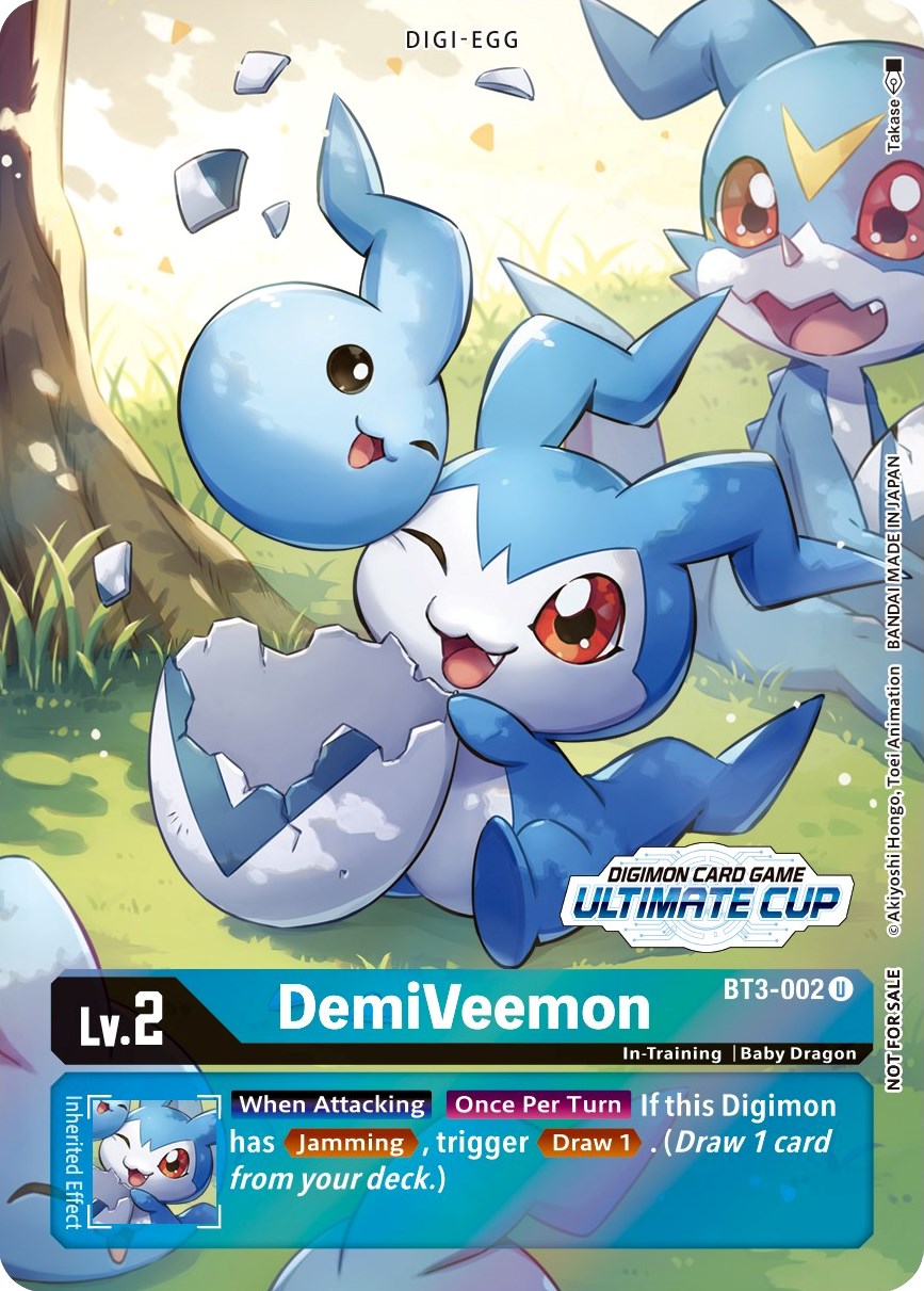 DemiVeemon [BT3-002] (April Ultimate Cup 2022) [Release Special Booster Promos] | Enigma On Main