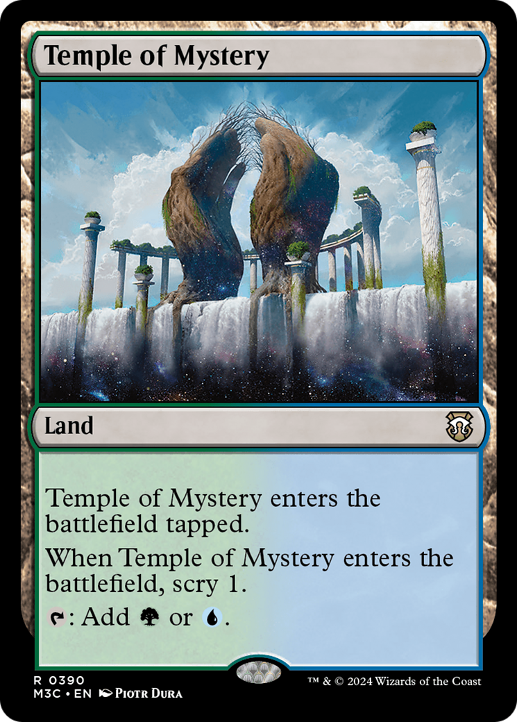 Temple of Mystery (Ripple Foil) [Modern Horizons 3 Commander] | Enigma On Main